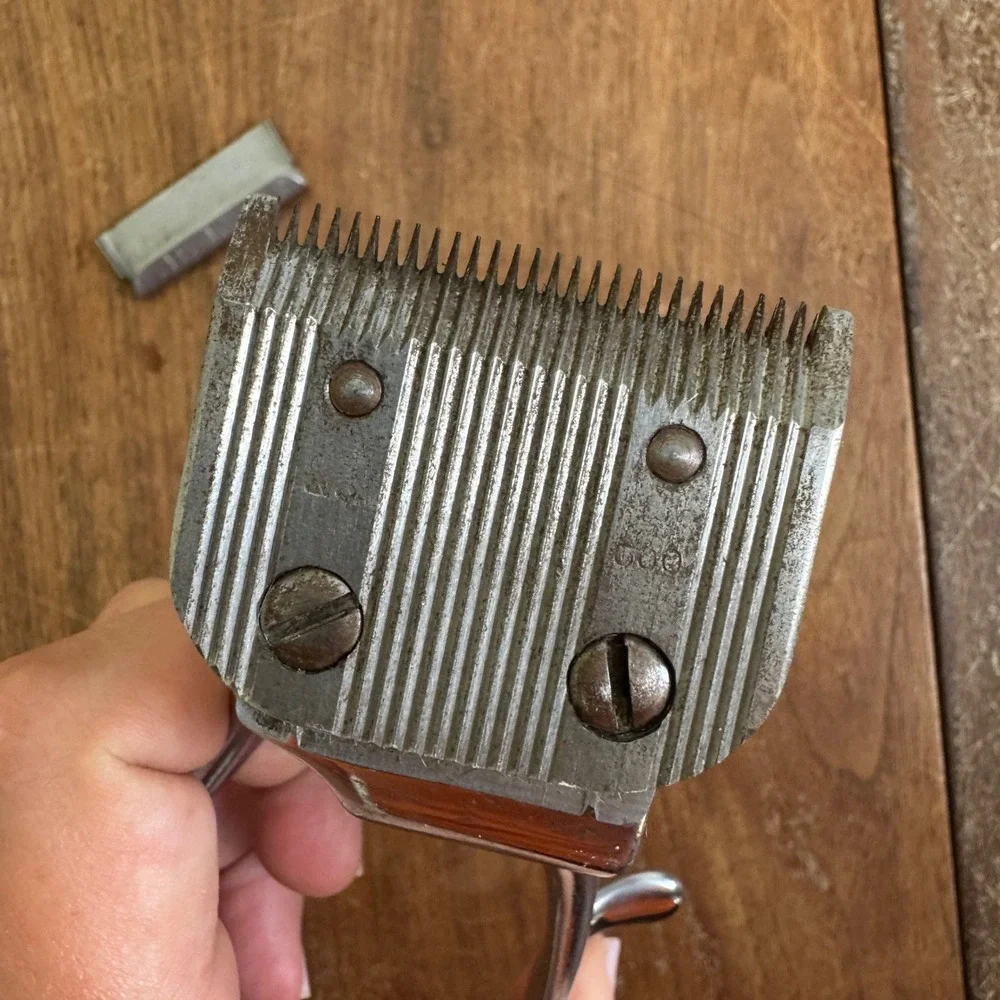 Vintage Ace Allover Manufacturing‎ Company Metal Manual Hair Clippers WORK